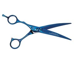 Dog Cat Pet Lefty Grooming Shears Blue Titanium Pro Quality Left Hand Scissors ( - £69.36 GBP+