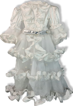 Dress Up America Deluxe Fancy White Bride Dress Children&#39;s Costume, Small (4-6) - £28.47 GBP