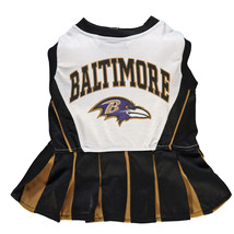 Baltimore Ravens NFL Cheerleader Dress For Dogs - Size Medium - £19.98 GBP