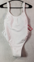 Xhilaration Swimsuit Womens Size Small White Polyester Sleeveless Round ... - $17.49