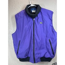 Vintage Woolrich Mens Purple Plum Vest Full Zip 80s Made In USA Size Large  - $745.43 MXN