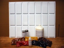 Subway Tile Molds (21) Supply Kit Make 1000s 4x8 Brick Subway Tiles Penn... - £151.02 GBP