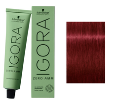 Schwarzkopf IGORA ZERO AMM Hair Color, 5-88 Light Brown Red Extra