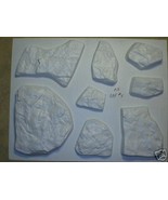 #OAF-05 Fieldstone Molds (8) Makes Custom Concrete Stone Rock For Pennie... - $99.95