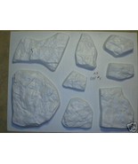 #OAF-05 Fieldstone Molds (8) Makes Custom Concrete Stone Rock For Pennie... - £80.08 GBP