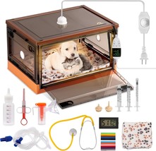 Incubator For Puppies, Puppy Incubator With Heating Pad, Insulated Design With C - £53.68 GBP