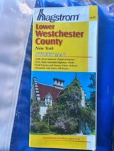 HAGSTROM Foldout Map of Lower Westchester County NY Out Of Print Map - $34.65