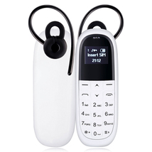 AIEK KK1 MINI mobile phone mtk6261da white English key 0.66" single sim 2g GSM - $38.85