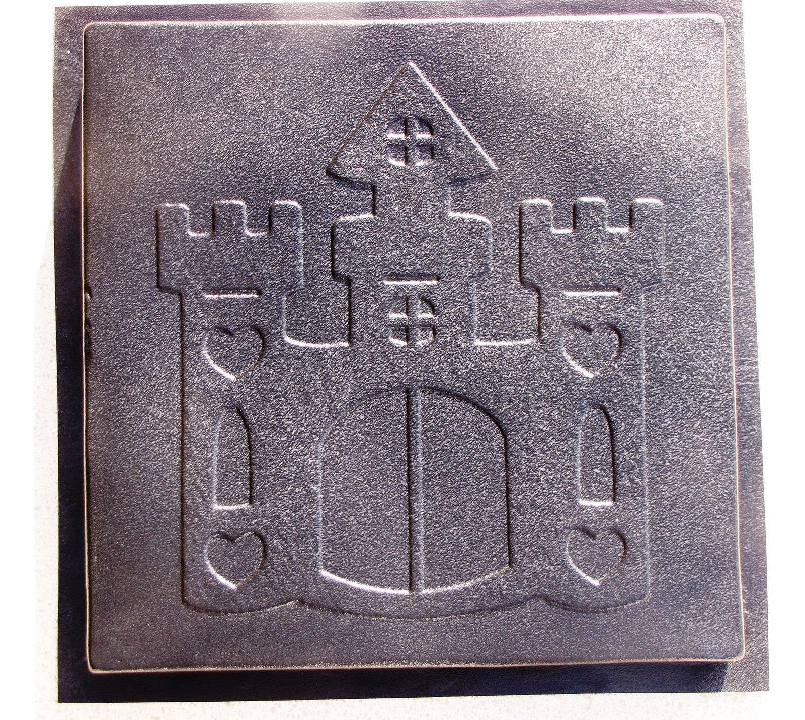Primary image for Whimsical Castle Stepping Stone Mold #1 Use Concrete Make 18x18 Stones For $2 Ea