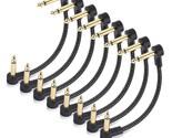 Cable Matters 8-Pack 6 Inches Braided Guitar Patch Cable (Guitar Effect ... - $40.99