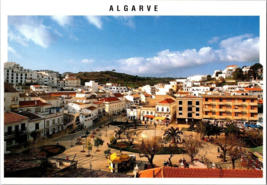 Postcard Portugal Algarve Aerial View of the Town Center  Unposted  6 x 4 inches - £4.57 GBP