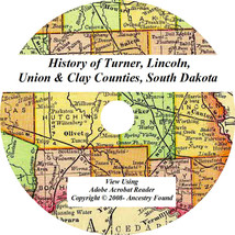 1897 History Turner, Lincoln, Union, Clay South Dakota - £4.67 GBP