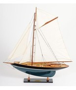 Sailboat Model Watercraft Traditional Antique Penduick Painted Polyester - £179.04 GBP