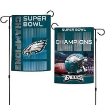 NFL Philadelphia Eagles and &quot;FLY EAGLES FLY&quot; 2-Sided 12&quot; x 18&quot; Garden Flag - £15.92 GBP