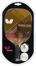 Butterfly Table Tennis Racket Senko 2000 Rubber Burr Racket 10940 - $37.62