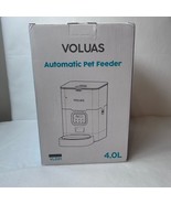 New in box VOLUAS Automatic Pet Feeder Food Dispenser Programmable 4.0L - $48.51