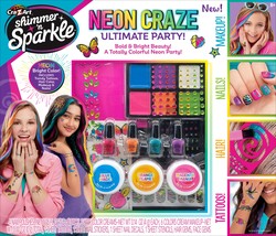 Cra-Z-Art Shimmer &#39;N Sparkle Neon Craze Ultimate Party Kit- 173444 - £52.44 GBP