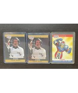 1990 Pro Set Jim Mora Error Blank Backs and SuperPro Card - $16.00