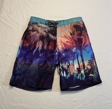 Tommy Bahama Relax Boardshorts Palm Trees Colorful Mens Medium Lined Pockets - £15.24 GBP