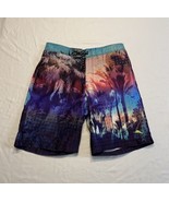 Tommy Bahama Relax Boardshorts Palm Trees Colorful Mens Medium Lined Poc... - £15.41 GBP