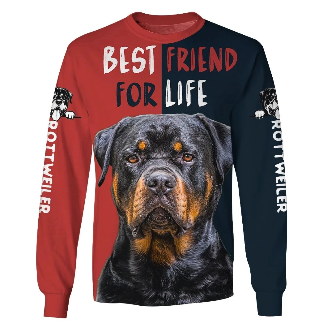 Love Rottweiler Dog 3D Printing Fashion Mens Hoodie Streetwear Pullover Autumn   - £107.12 GBP