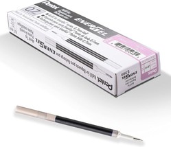 Pentel Refill Ink For EnerGel and Lancelot Gel Pen, (0.7mm) Metal Tip, Pink Ink, - £12.60 GBP