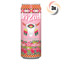 3x Cans Arizona Kiwi Strawberry Fruit Juice Cocktail 23oz ( Fast Free Sh... - £15.76 GBP