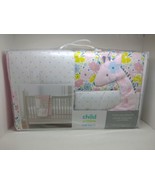 Carter&#39;s Child of Mine 3-Piece Giraffe Pink White Comforter Sets, Crib Bed - $67.90 CAD
