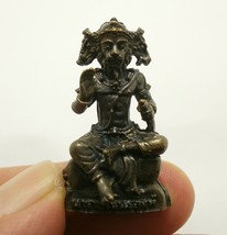 Narasimha 5 Faces Vishnu Mini Amulet Figurine God Narai Hanuman Lion Horse Boar - £31.77 GBP