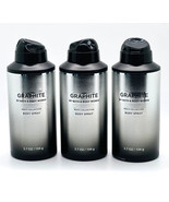 3-Pack Bath &amp; Body Works GRAPHITE Body Spray For Men Men&#39;s Collection 3.... - €27,19 EUR