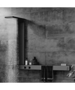Wall-Mounted Luxury Thermostatic Shower System with Storage Rack &amp; Towel... - $2,605.86 CAD