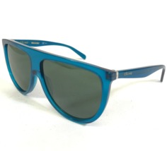 Celine Sunglasses CL41435/S T9185 Oversized Clear Blue Frames with Green Lenses - £111.92 GBP