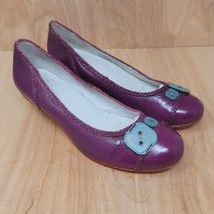 Diesel Symphony Womens Pumps Size 8.5 Purple Leather Low Heels EU 39 - £27.42 GBP