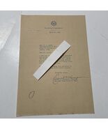 Texas Railroad Commission  Signed Ernest O thompson 1935 Antique Letter  - $1,670.41 MXN