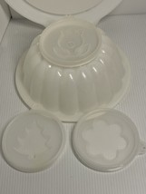 Vintage Tupperware Jello Mold/Platter 3 inserts Jel-N-Serv EUC Gelatin 6... - $10.12