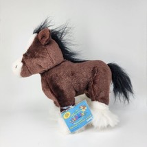 GANZ Webkinz Clydesdale Horse Plush New with Tag Sealed code HM139 NWT - £10.20 GBP
