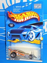 Hot Wheels 2001 Mainline #107 Surf Crate Mtflk Gold w/ 5SPs Factory Dash Error - £3.05 GBP