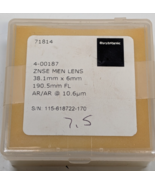 NEW Bystronic 4-00187 ZNSE MEN LENS - 38.1mm x 6mm - 190.5mm FL  AR/AR @... - $3,684.46 MXN