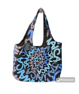 Robin Ruth Tote Bag Jamaica Multi Blue Zippered Bag Charm Vacation Cruis... - £14.69 GBP