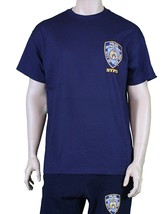 NYPD Police Back Tee Shirt Navy Mens T-Shirt Police New York City Official NWT - £15.65 GBP+