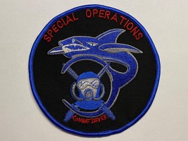 SPECIAL OPERATIONS, COMBAT DIVER, POCKET PATCH - $14.85