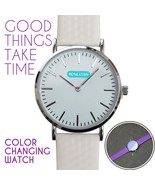 Original REVALATION Designer COLOR CHANGING Watch Light Powered High Tec... - $34.29 CAD