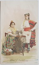 Singer Manufactuirng Co. 1892 Spain Valencia vintage trade card - £3.15 GBP