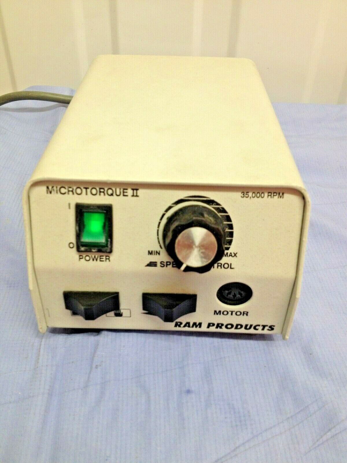 Ram products Microtorque II Dental Electric Control Console HOSPITAL GP ... - $197.01