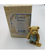 Enesco Cherished Teddies Figurine Child Of Hope with Bear 624837 Young S... - $9.66 CAD