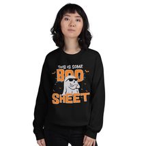 This is Some Boo Sheet Unisex Sweatshirt, Halloween Ghost Pullover Tops Spooky S - $33.65+