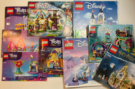 Lot Of Lego Manuals Disney Princess Trolls Harry Potter &amp; Elves - £8.83 GBP