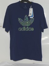 Adidas Extra Large 15-16 Youth Night Sky Blue Short Sleeve T Shirt image 1