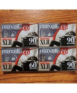 MAXELL XLII 90 Cassettes 4 sealed MAXELL XLII 110 Hi Bias 4 sealed - $39.99