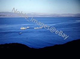 1960 Ship Submarine Headed to San Diego Naval Base California Kodachrome Slide - £4.09 GBP